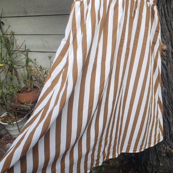 Striped Sundress with Gathered Back and Full Lined Skirt - Picture 11 of 11